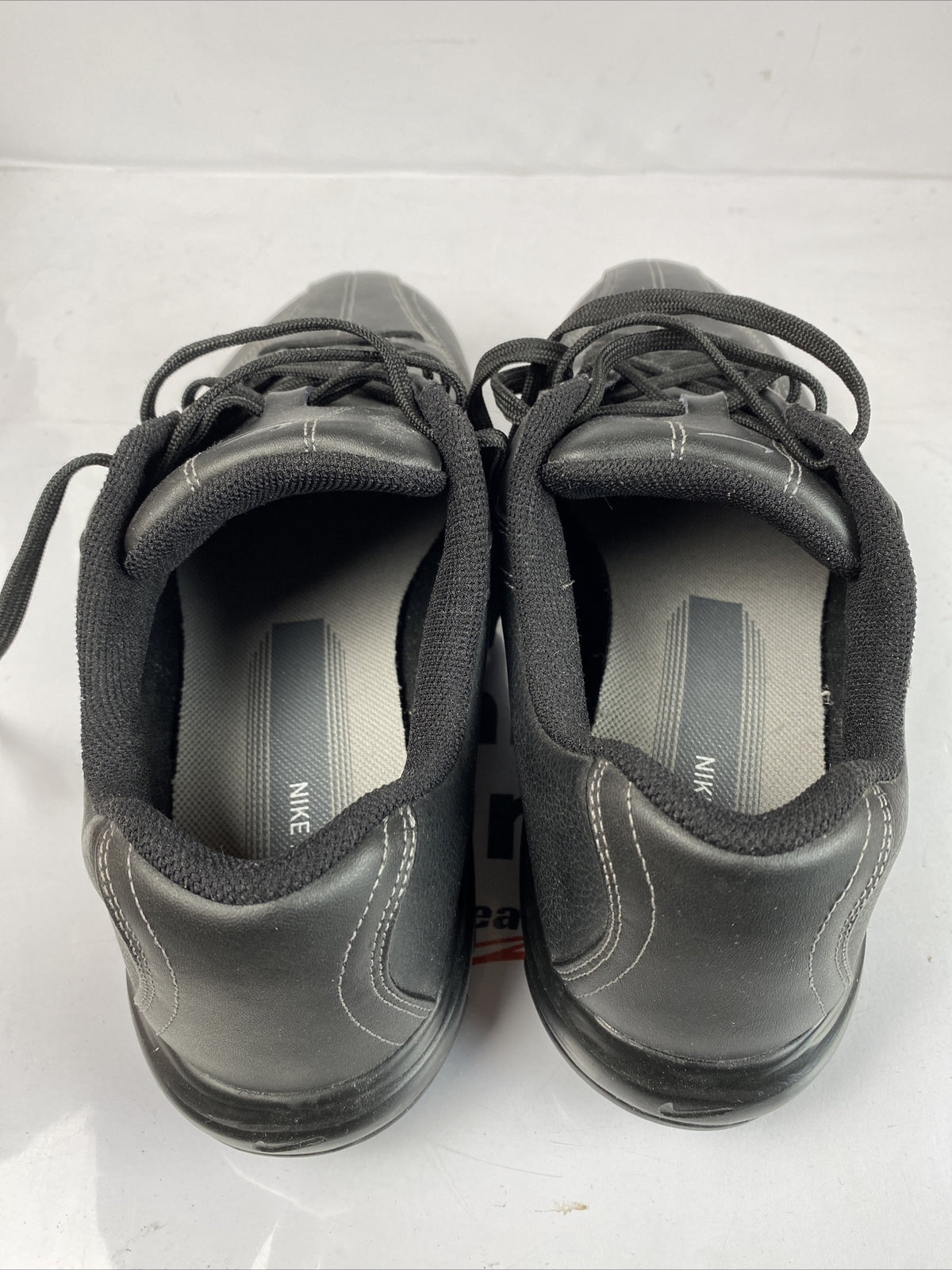 F484 Nike Air Golf Shoes In Black US 8W UK7 EUR41 In Good Condition