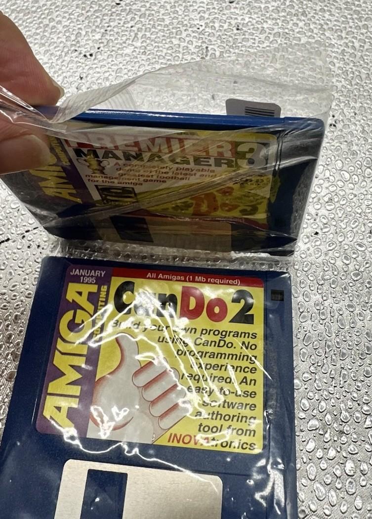 Amiga Premier 3 Manger / Can Do 2 Floppy Disk New Sealed 9956