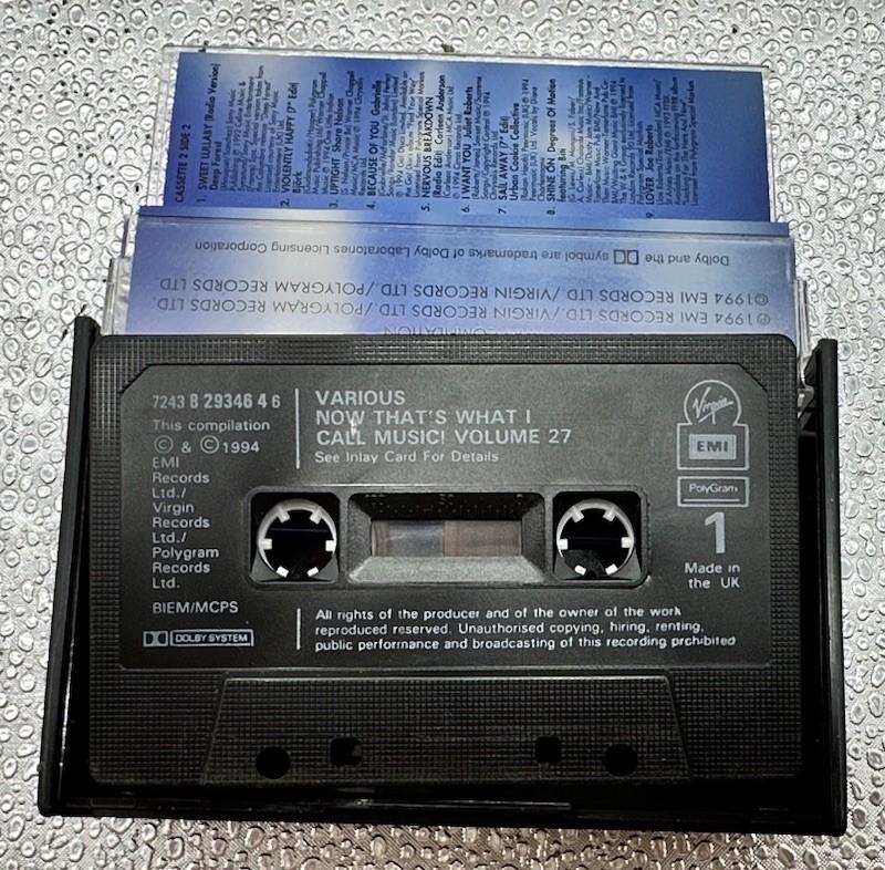 Now 27 / 38 Top Chart Hits Cassette Tape In Good Condition 9637