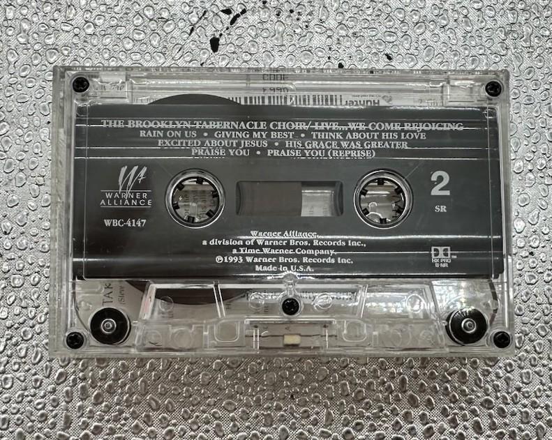 The Brooklyn Tabernacle Choir - Live We Come Rejoicing Tape In Good Cond 9663