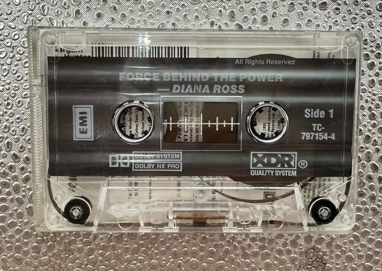 Diana Ross - Force Behind The Power Cassette Tape In Good Condition 9658
