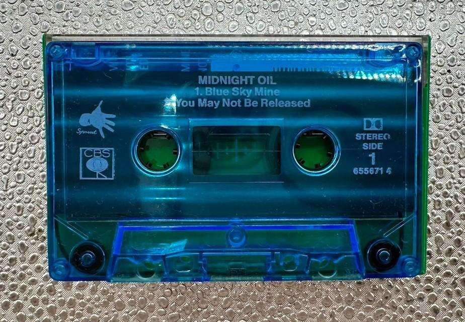 Midnight Oil - Blue Sky Mine Cassette Tape In Good Condition 9676