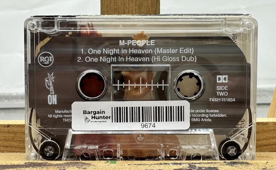 M-People - One Night In Heaven Cassette Tape In Good Condition 9674