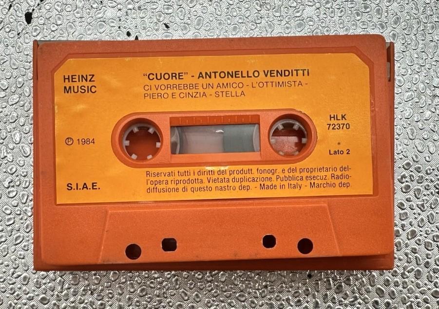 Cuore - Antonello Venditti Cassette Tape In Good Condition 9622