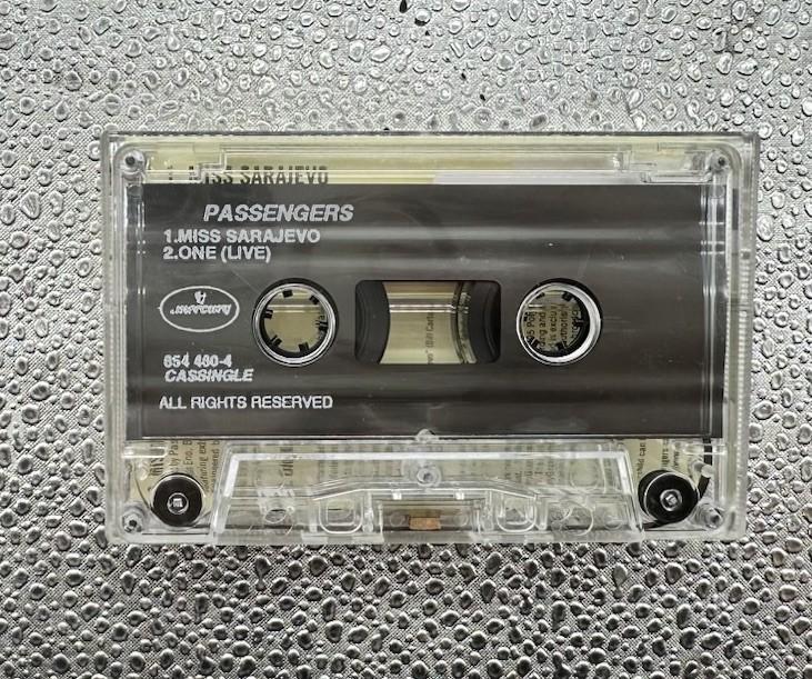 Passengers - Miss Sarajevo Cassette Tape In Good Condition 9625