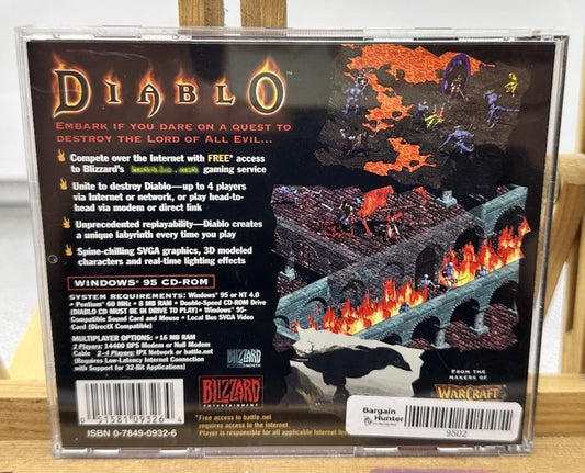 Diablo PC Complete PAL In Good Condition 9502