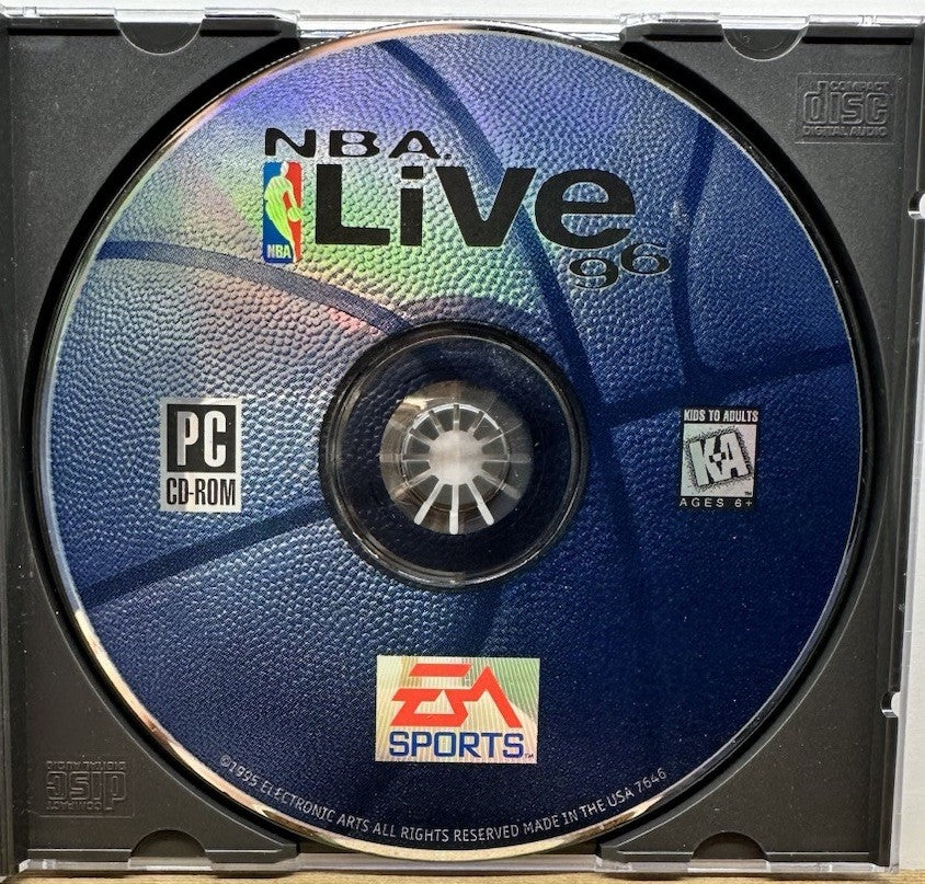 EA Sports NBA Live 96 PC PAL Disc Only In Good Condition 9543