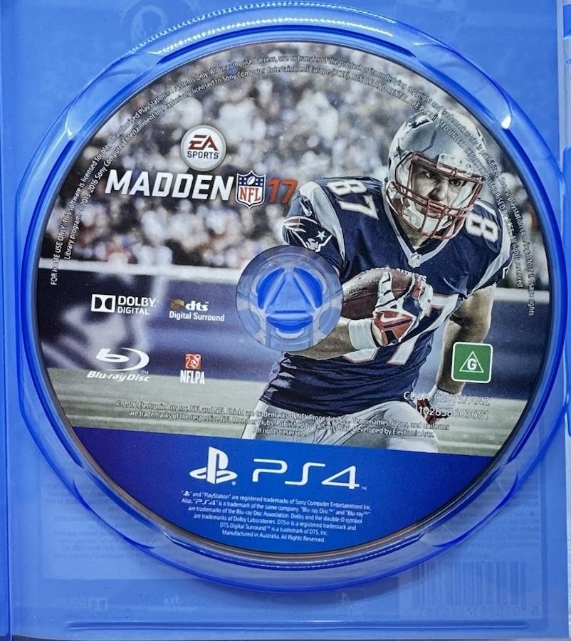EA Sports NFL Madden 17 Play Station 4 / PS4 Incomplete In Good Condition 10278
