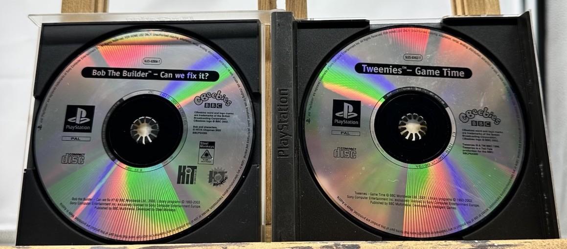 Bob The Builder & Tweenies Play Station 1 / PS1 Complete In Good Condition 10320