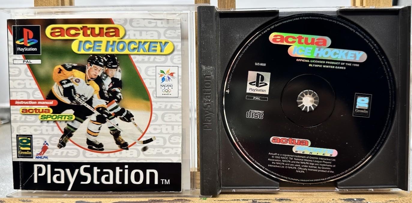 Actua Ice Hockey Play Station 1 / PS1 Complete In Good Condition 10178
