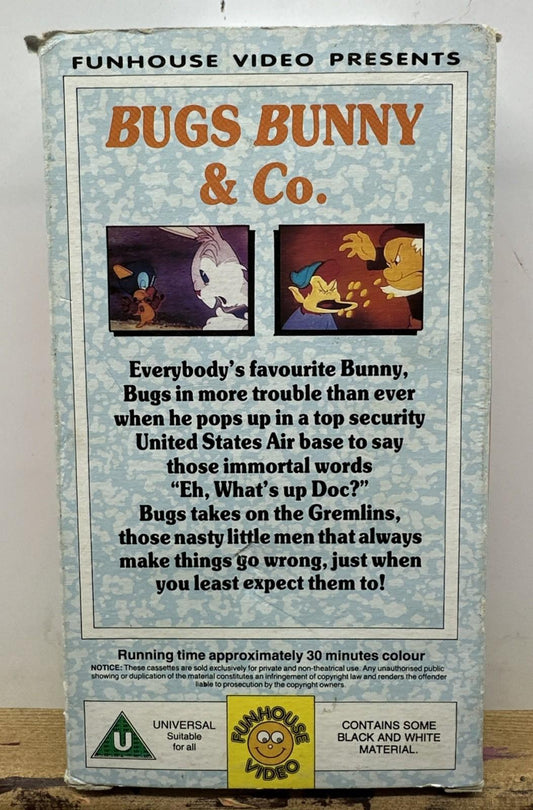 Bugs Bunny & Co. - VHS Video Tape - In Good Condition - 10435