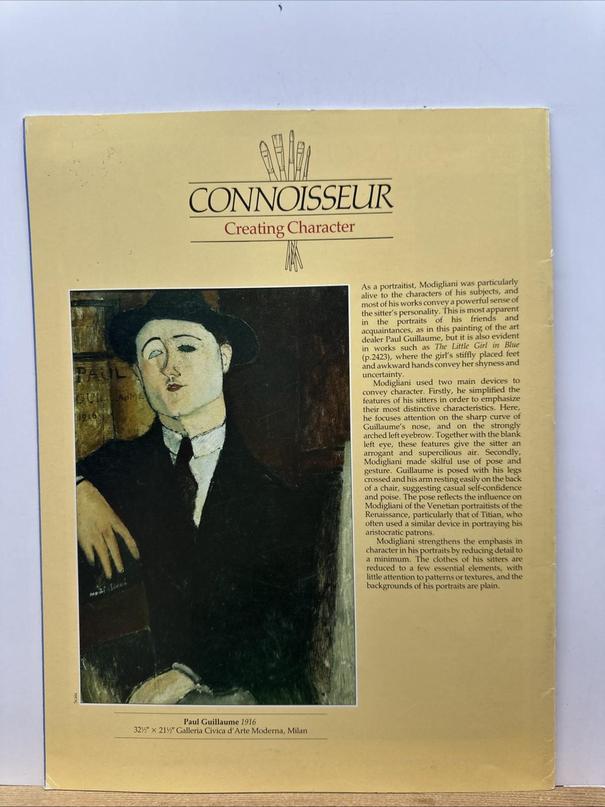 The Great Artists No.76 Modigliani Magazine In Good Condition
