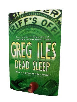 Dead Sleep - Greg Iles Novel In OK Condition Yellowing