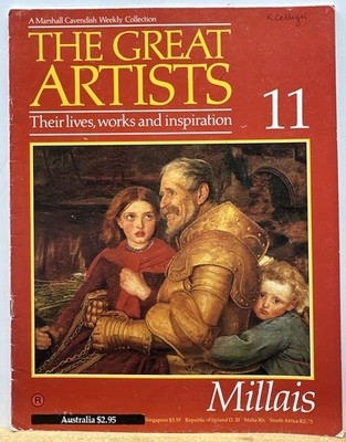 The Great Artists No.11 Millais Magazine In OK Condition