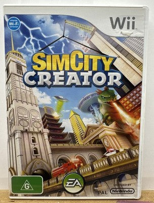Sim City Creator Nintendo Wii In Good Condition -10365