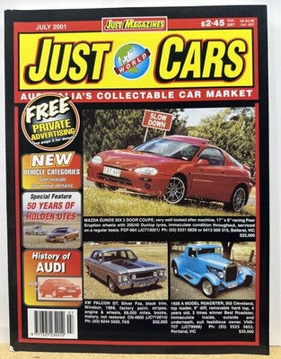 Just World Cars July 2001 Issue 65 Magazine In Good Condition