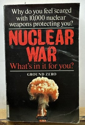 Nuclear War Ground Zero Novel In OK Condition Yellowing / Creases
