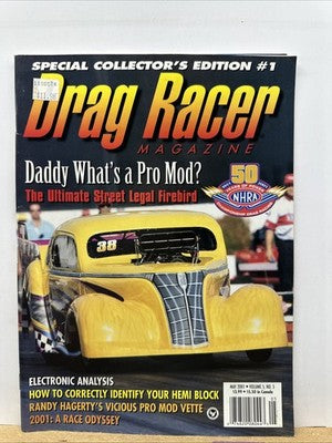 Drag Racer Magazine May 2001 Volume 5 No.5 In Good Condition