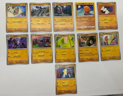 11 X Pokemon Fighting Trading Cards Collection Random Years & Series GC 8778-95