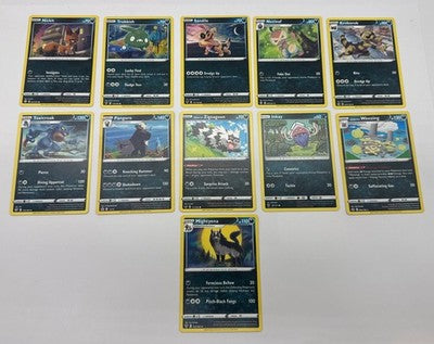 11 X Pokemon Dark Trading Cards Collection Random Years & Series GC 8778-81
