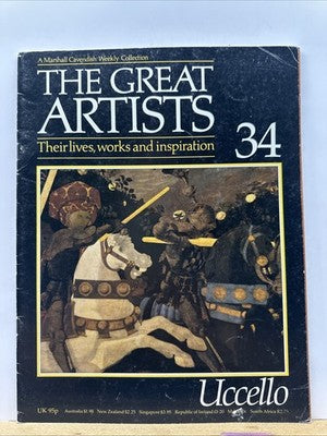 The Great Artists No.34 Uccello Magazine In OK Condition