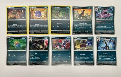 10 X Pokemon Dark Trading Cards Collection Random Years & Series GC 8778-83