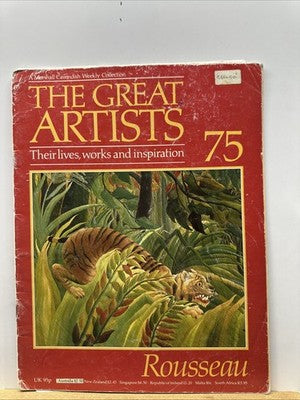The Great Artists No.75 Rousseau Magazine In OK Condition