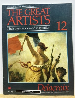The Great Artists No.12 Delacroix Magazine In Good Condition