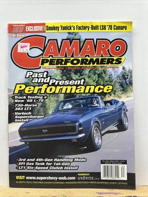 Camaro Performance Fall 2001 Magazine In Good Condition