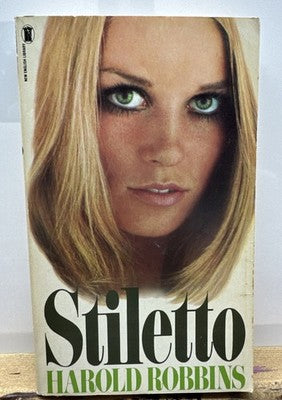 Stiletto - Harold Robbins Novel In OK Condition Yellowing