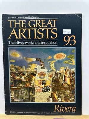 The Great Artists No.93 Rivera Magazine In OK Condition