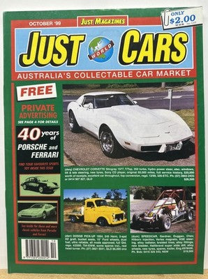 Just World Cars October 1999 Issue 43 Magazine In Good Condition