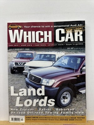 Which Car July / August 1998 Magazine In Good Condition