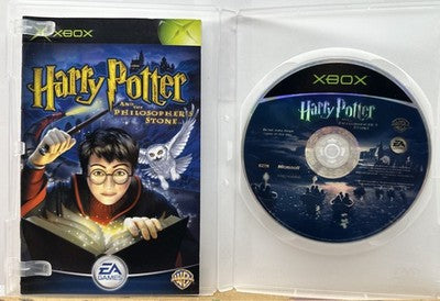 Harry Potter And The Philosopher's Stone Xbox Incomplete In Good Condition 9888