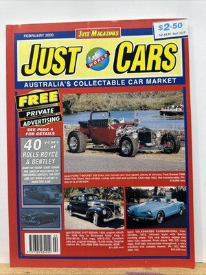 Just World Cars February 2000 Issue 48 Magazine In Good Condition