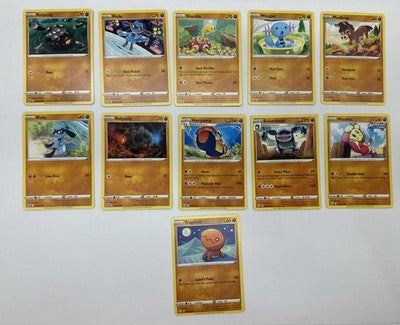 11 X Pokemon Fighting Trading Cards Collection Random Years & Series GC 8778-87