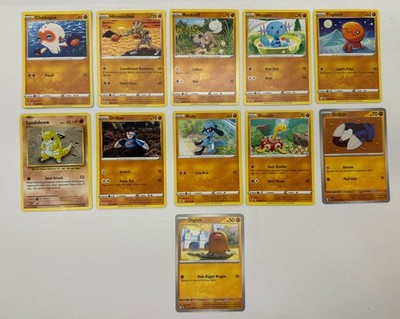 11 X Pokemon Fighting Trading Cards Collection Random Years & Series GC 8778-88