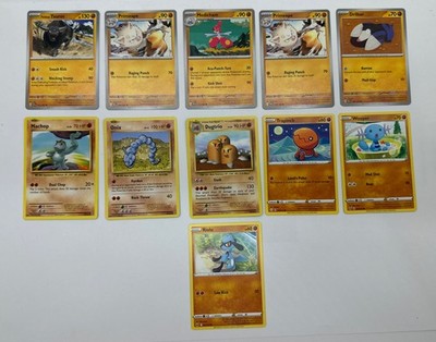 11 X Pokemon Fighting Trading Cards Collection Random Years & Series GC 8778-89
