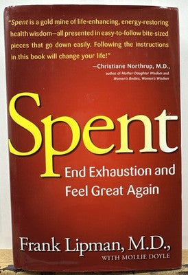 Spent And Exhaustion And Feel Great Again - Frank Lipman Novel OK Condition