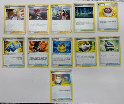 11 X Pokemon Training Trading Cards Collection Random Years & Series GC 8778-52