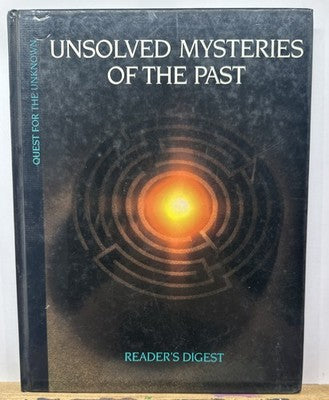 Unsolved Mysteries Of The Past - Reader's Digest Book In Good Condition