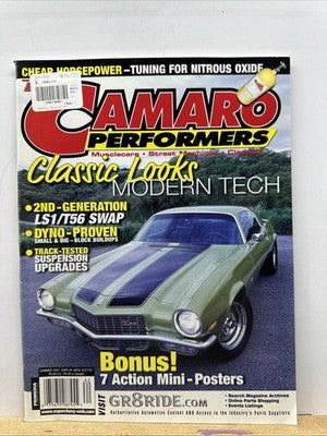 Camaro Performance Summer 2001 Magazine In Good Condition