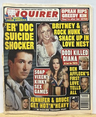 National Enquirer March 28,2000 Magazine In OK Condition