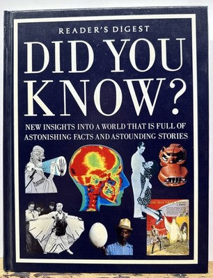 Reader's Digest Did You Know ? Book In Good Condition