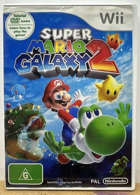 Super Mario Galaxy 2 ( Tutirial Edition) - Nintendo Wii In Good Condition -10370