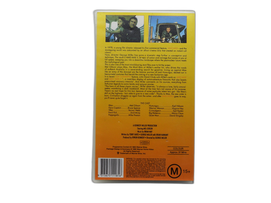 Mad Max 2 Vhs Tape Warner Home Video