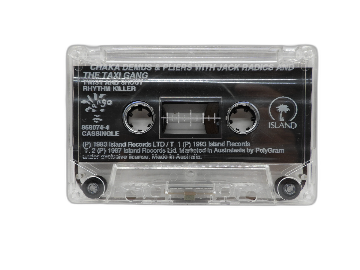 Twist and Shout / Rhythm Killer Cassette Single Island Records Cassette Tape