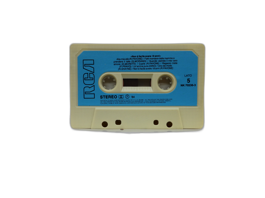Rca Vengo Anch'io No Tu No / Non È Facile Avere 18 Anni Music Cassette 1984
