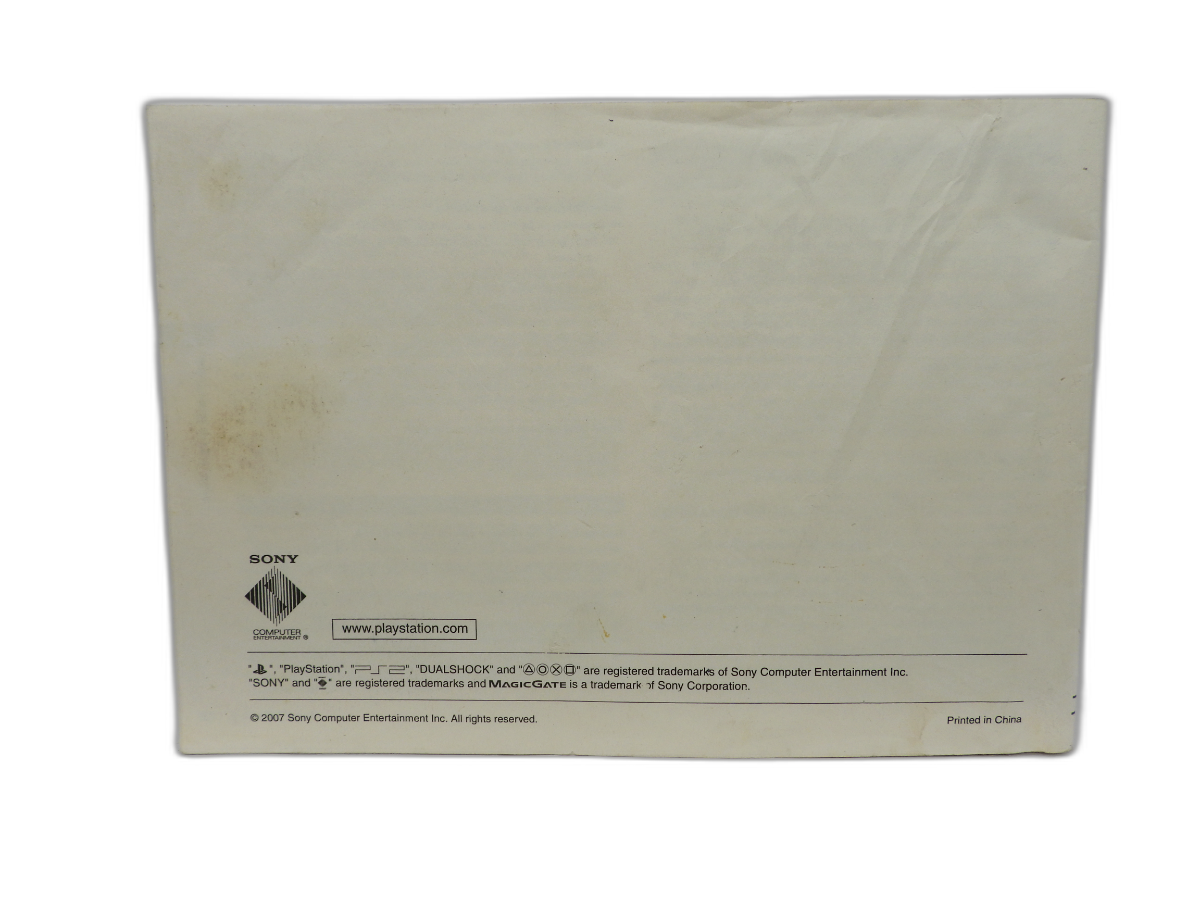 PlayStation 2 Scph 79002 / Scph 79003 Instruction Manual Sony Game