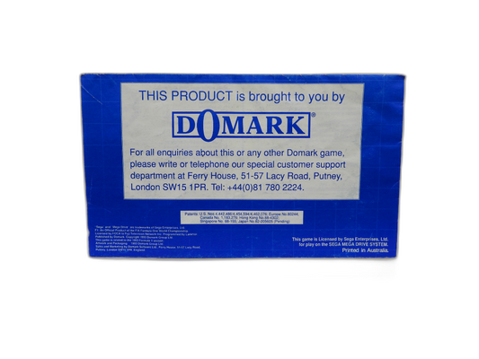 F1 Instruction Manual Sega Mega Drive Domark